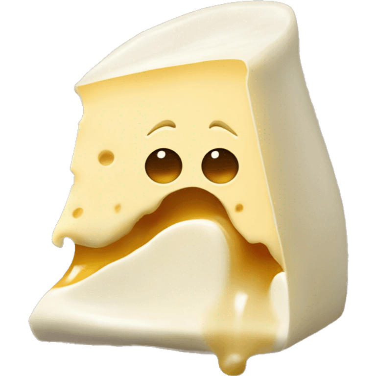 stretchy melted mozarella cheese emoji