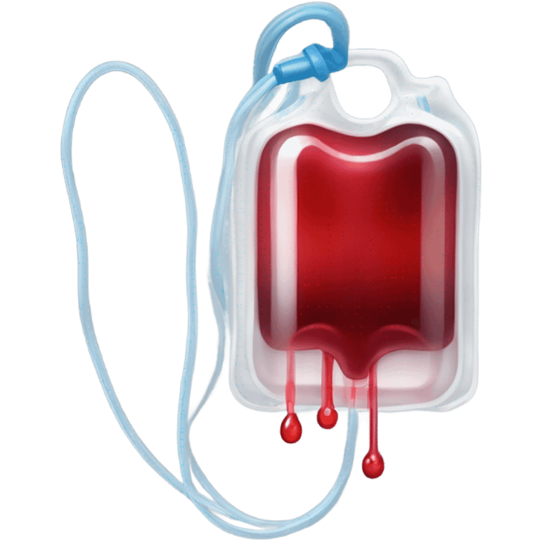 Blood bag emoji