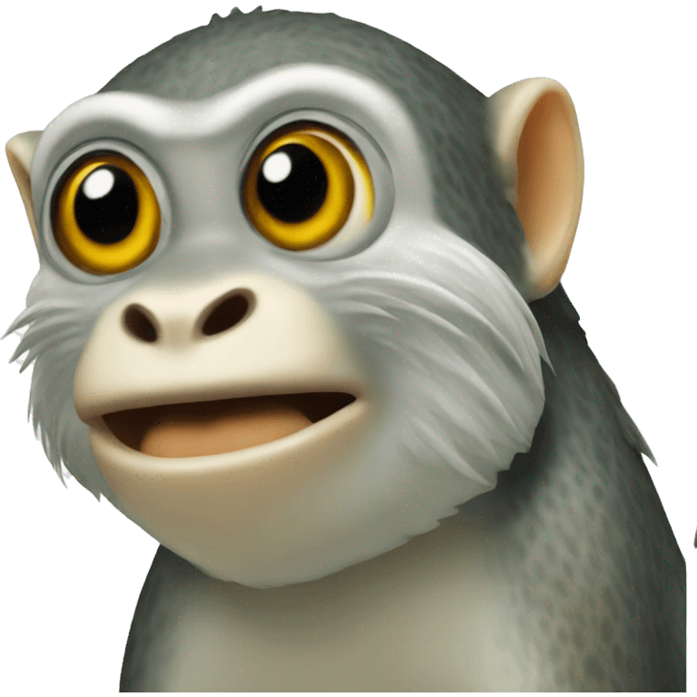 fish monkey emoji