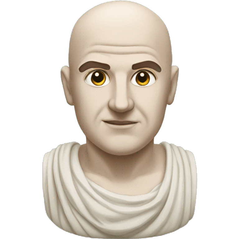 bald greek statue emoji