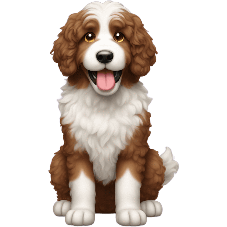 bernedoodle farting emoji