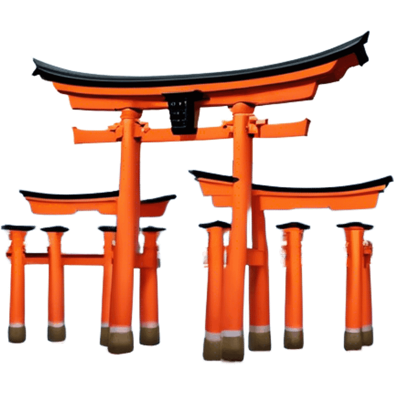 ​Cinematic Realistic Itsukushima Shrine, depicted as the iconic floating torii gate and shrine complex on the water, with vibrant vermilion hues contrasting against the serene blue sea and sky, rendered with intricate architectural details and soft, ethereal lighting that captures its spiritual beauty, emoji