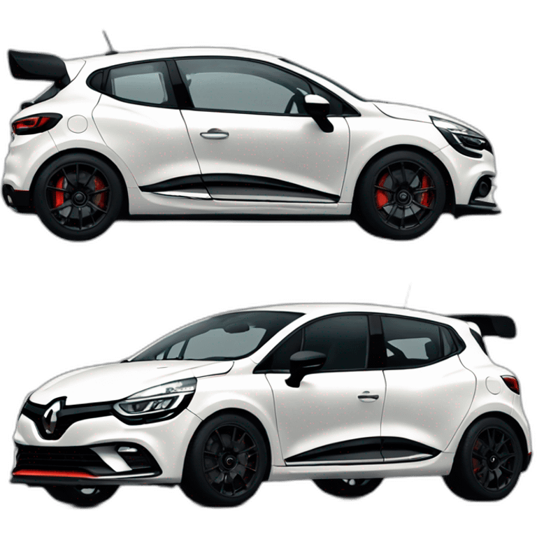 Renault Clio racing emoji