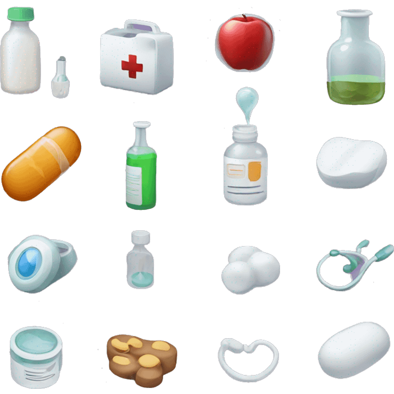 things related to medicine emoji