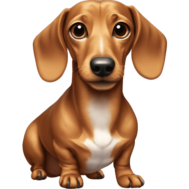 Dachshund dog breed emoji