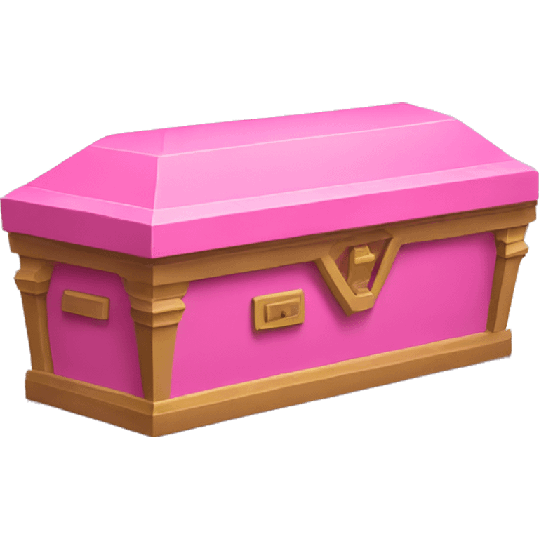 Pink coffin emoji