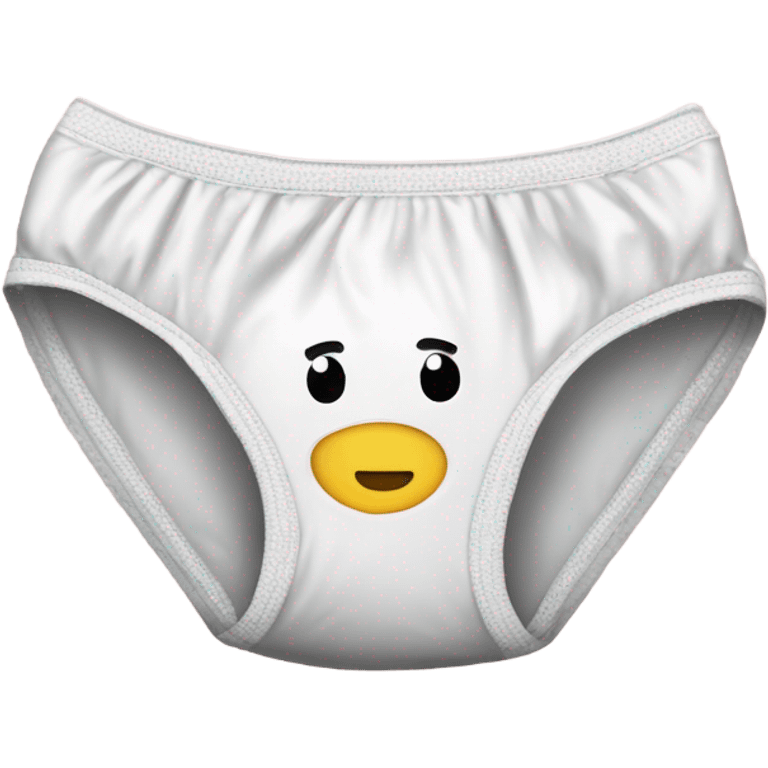 Plastic diaper underwear panty cute emoji