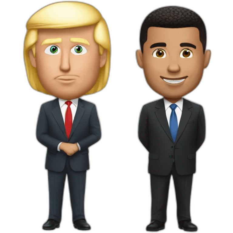 Ronaldo et trump emoji