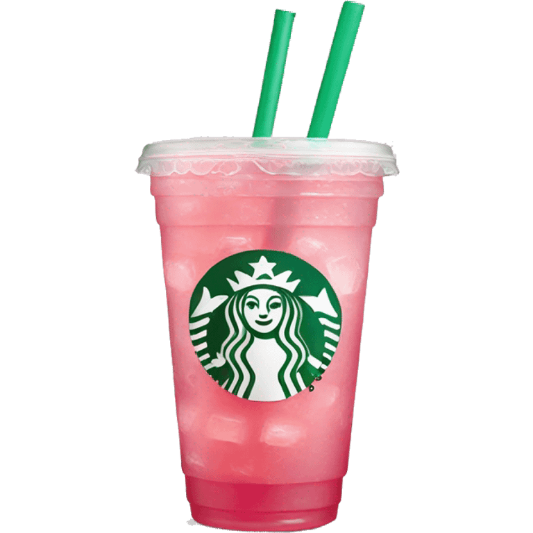 starbucks pink lemonade  emoji