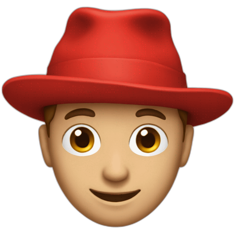 The red hat emoji