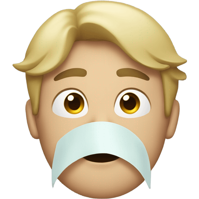 super sick man blowing nose  emoji