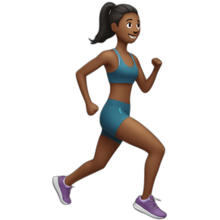 person doing cardio  emoji