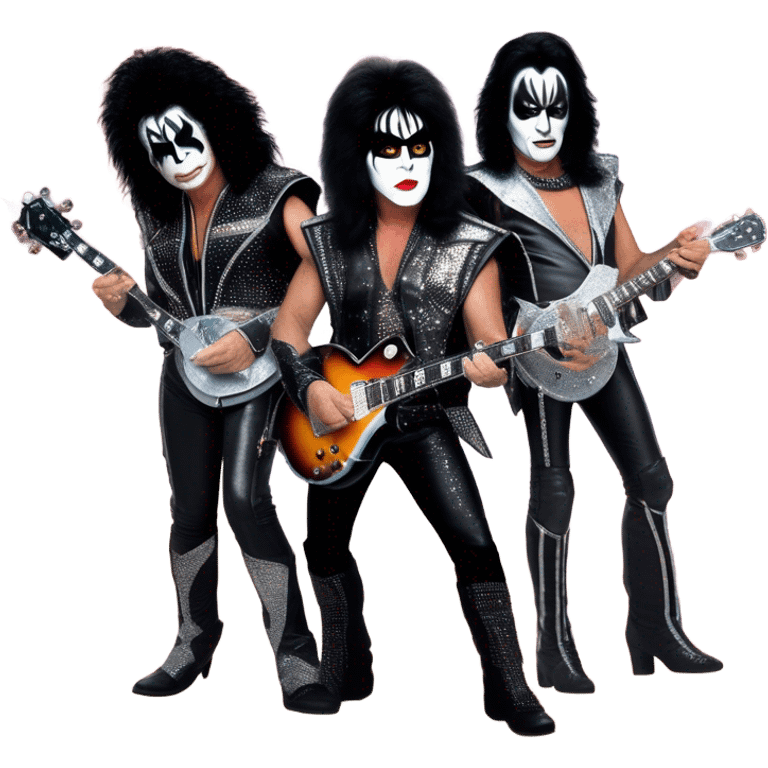 rock band kiss emoji