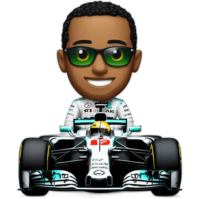 Lewis Hamilton, f1 mercedes emoji