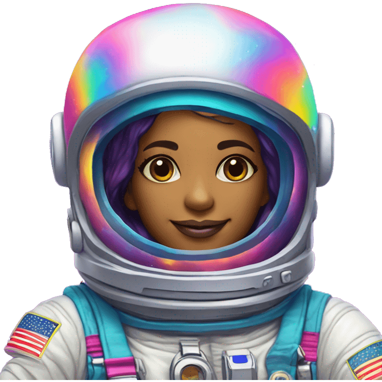 lisa frank astronaut emoji