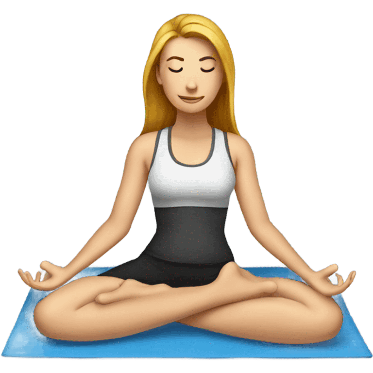 Yoga mat emoji