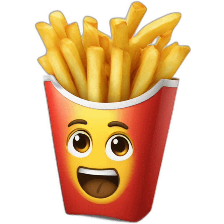 fight-frenchfries emoji