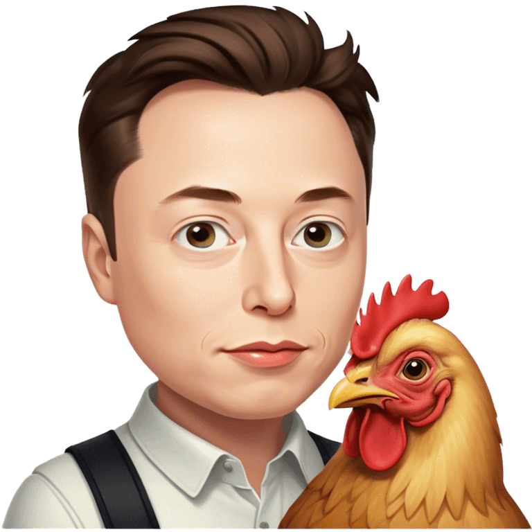 chicken elon musk emoji