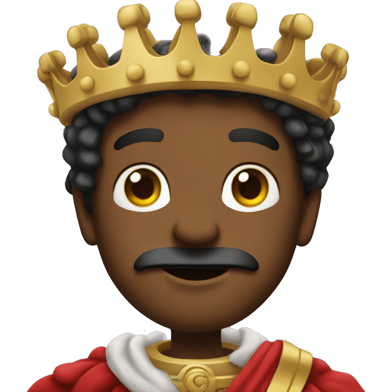 king who greets the people emoji