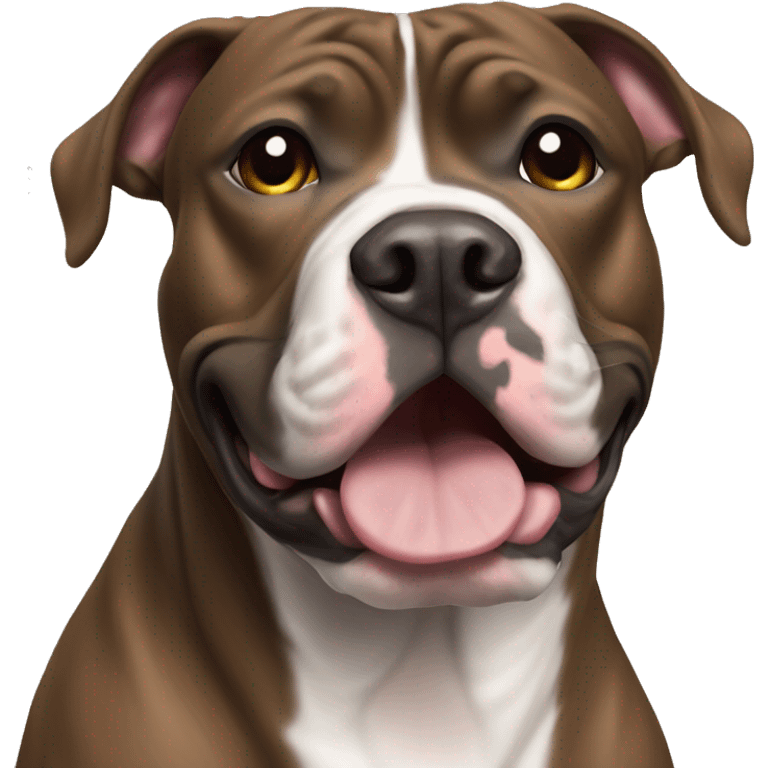 Solid Brindle pit bull  emoji