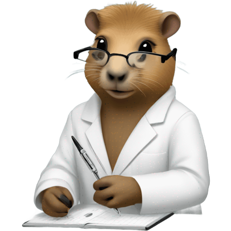 Capybara researcher 3.4 turn emoji