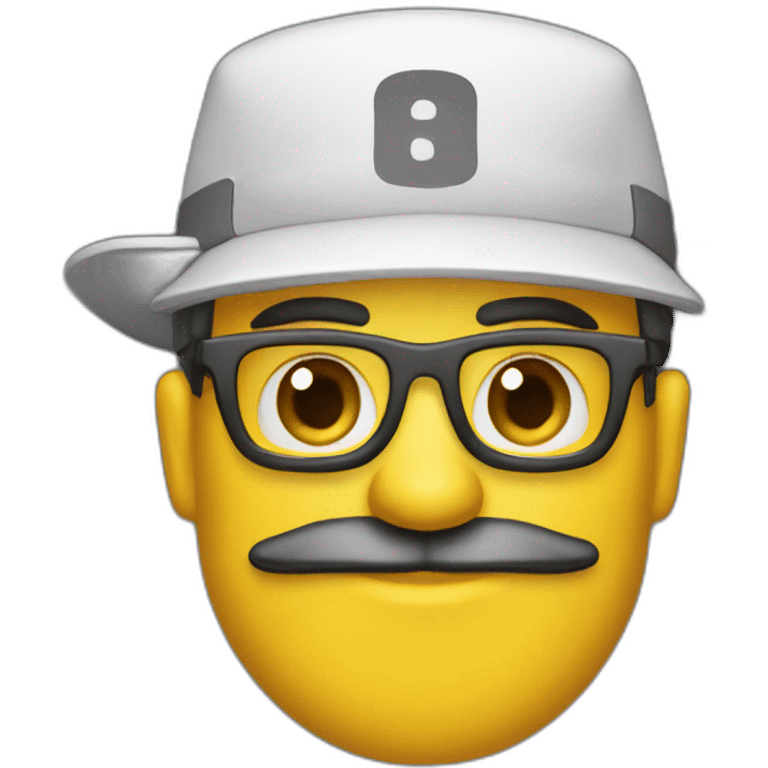 developer with cap write "UpperCase" emoji