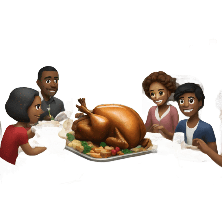 Christmas dinner emoji