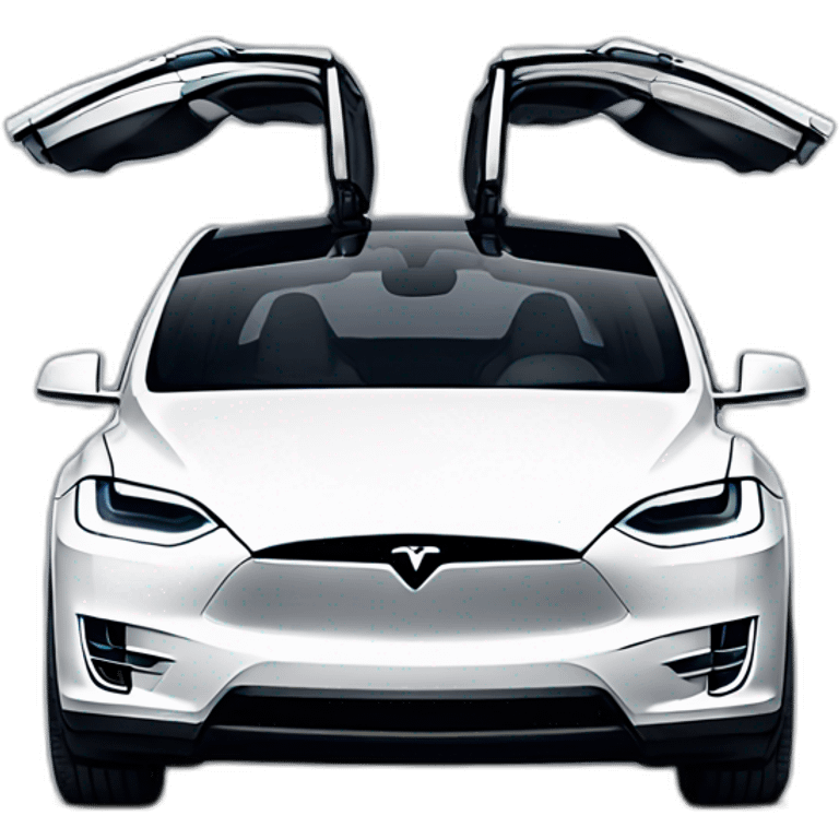 Tesla model x emoji