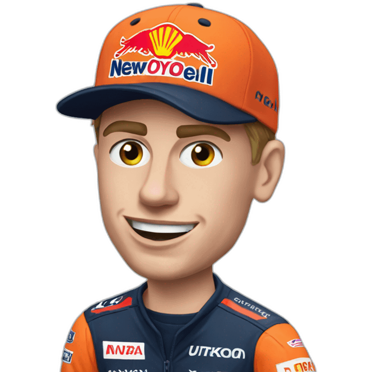 Max verstappen with a trash emoji