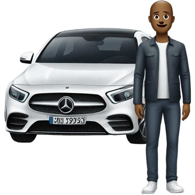 Matt with Mercedes eqe  emoji