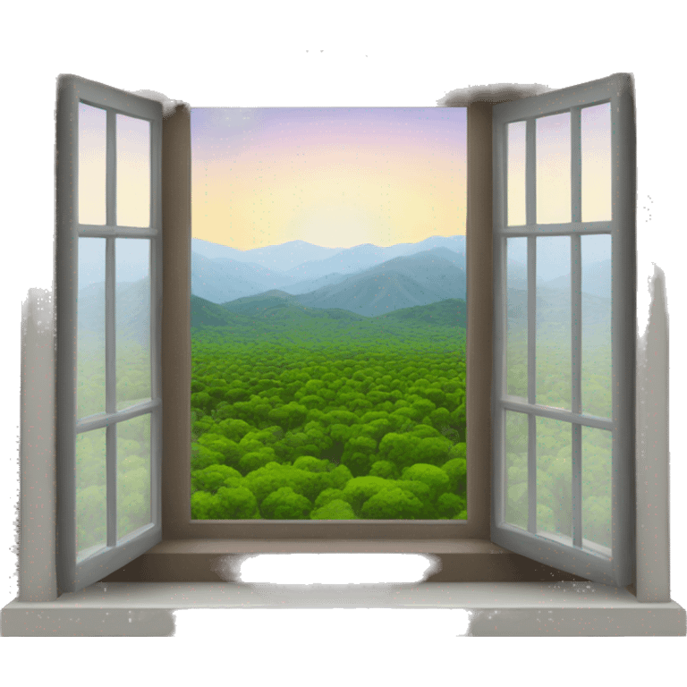 view from a window emoji