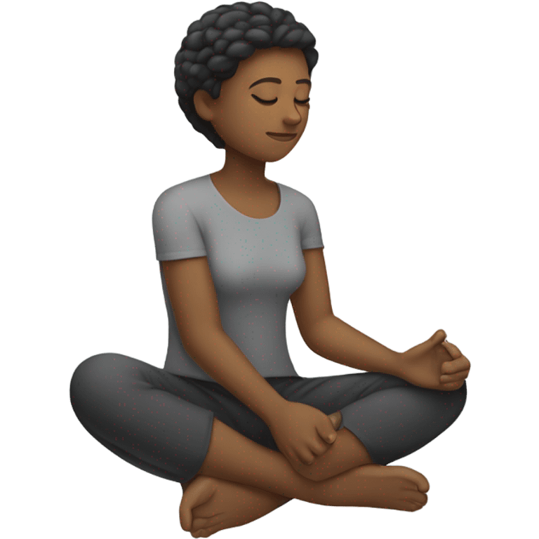 Meditation  emoji