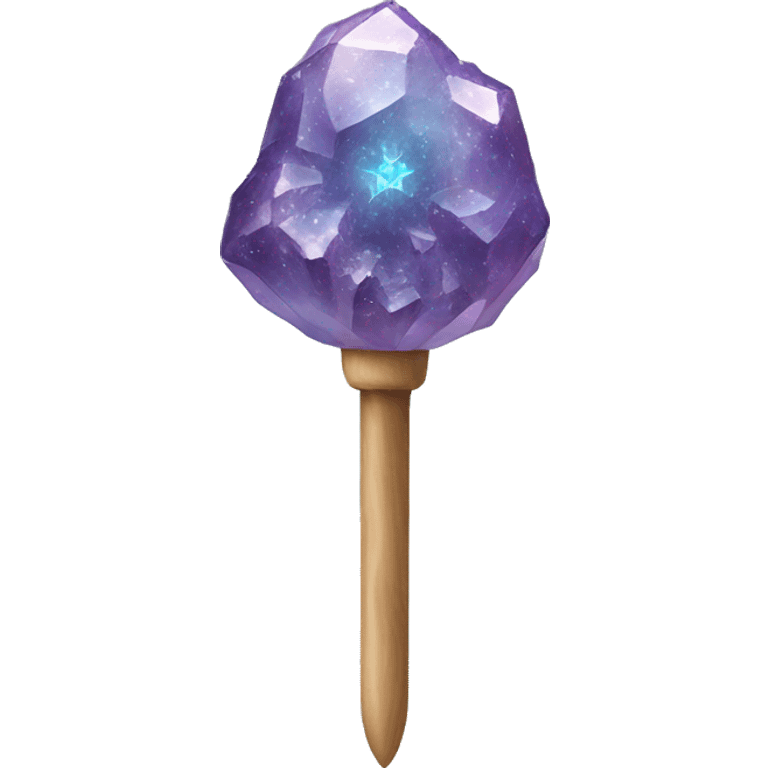 crystal geode wand emoji