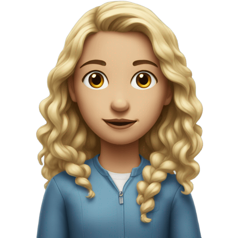 realistic portrait of girl emoji