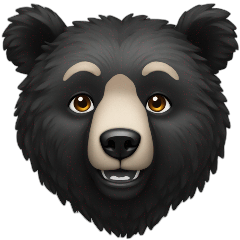 Bear black emoji