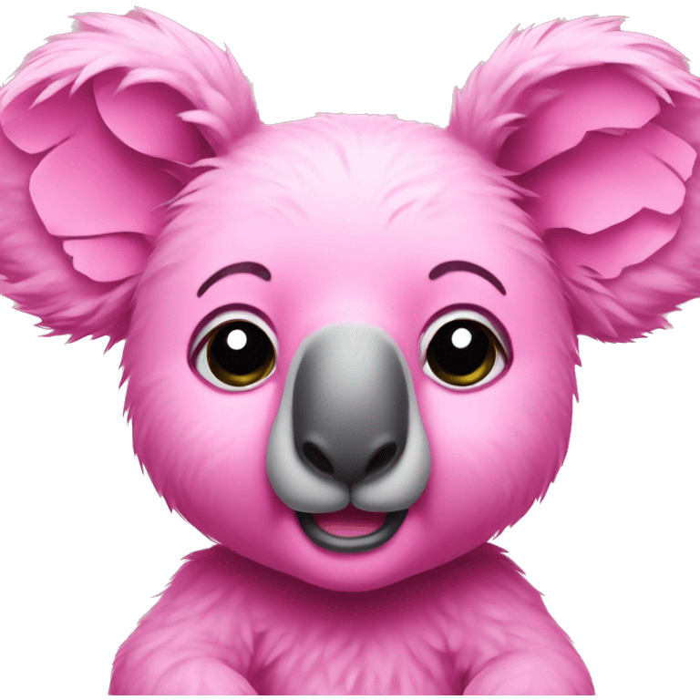 pink koala emoji