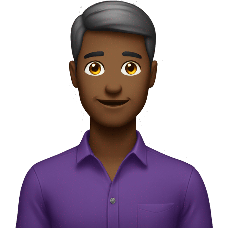 Laço roxo emoji