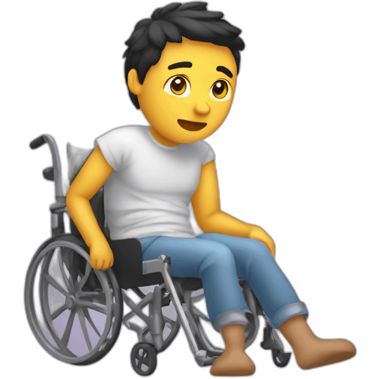 broken leg in cast emoji