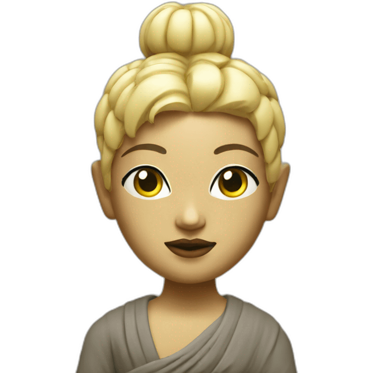 buddha model blondie emoji