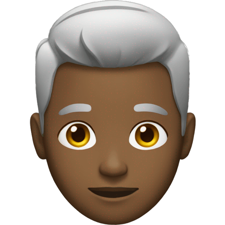 Black man with a skin fade emoji