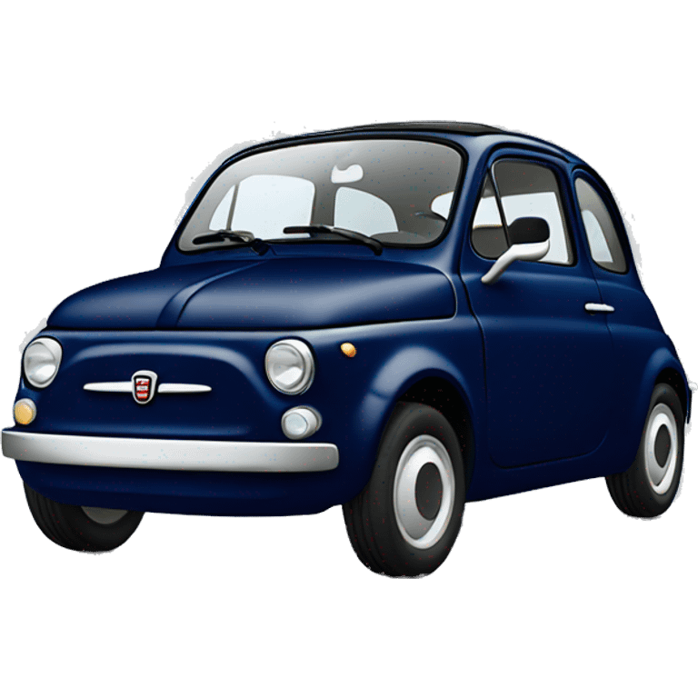 Navy fiat 500 2019 model emoji