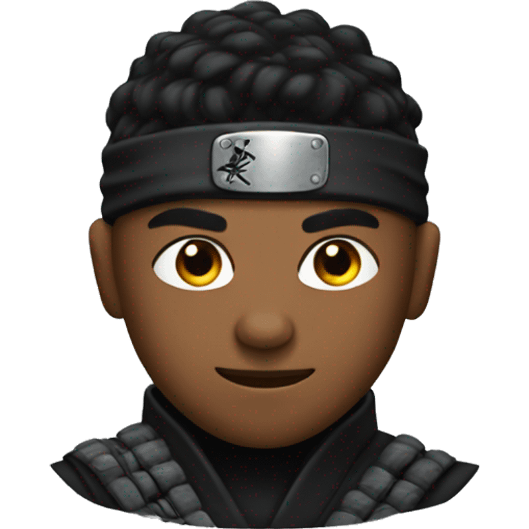 ninja with a low taper fade emoji