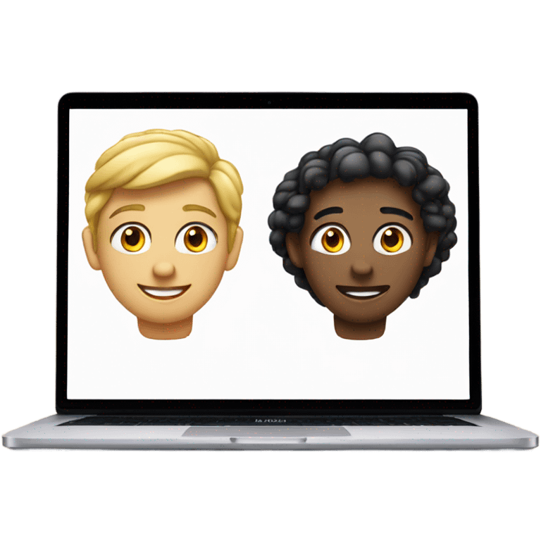 MacBook Ultra dual screen emoji