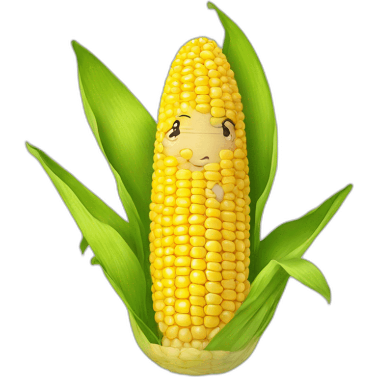 corn cob baby emoji