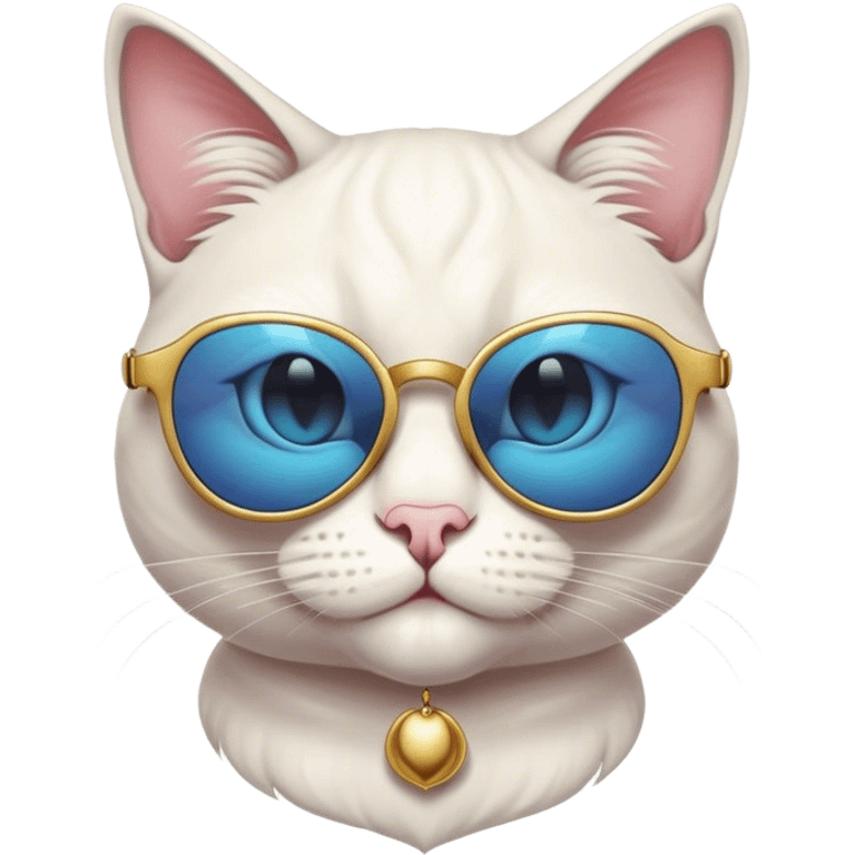 genie cat with sunglasses emoji