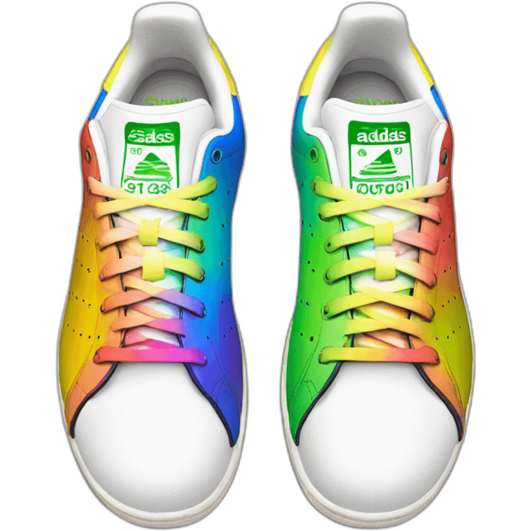 adidas-shoes-stan-smith-rainbow emoji