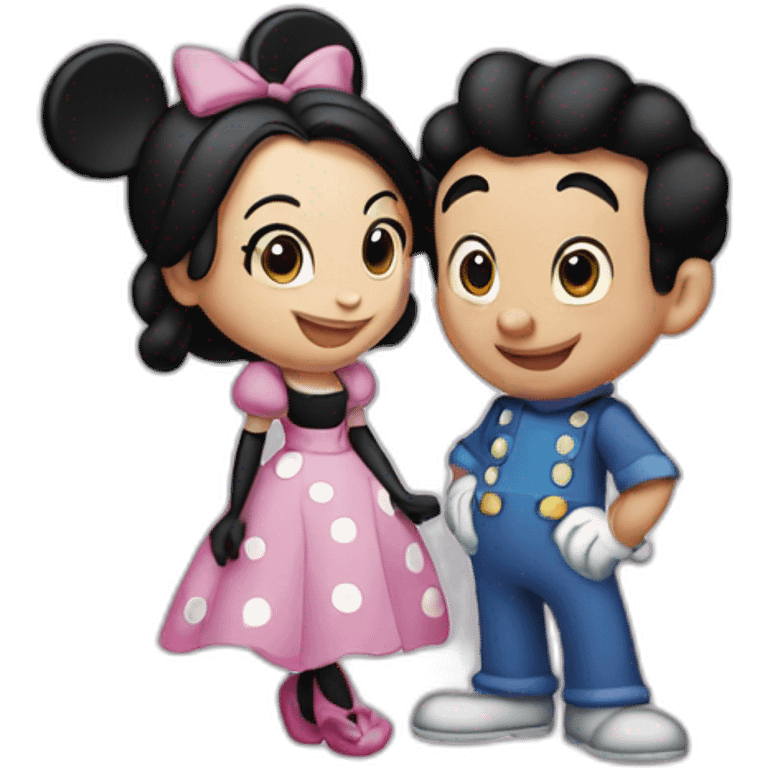 Mickey et minnie emoji