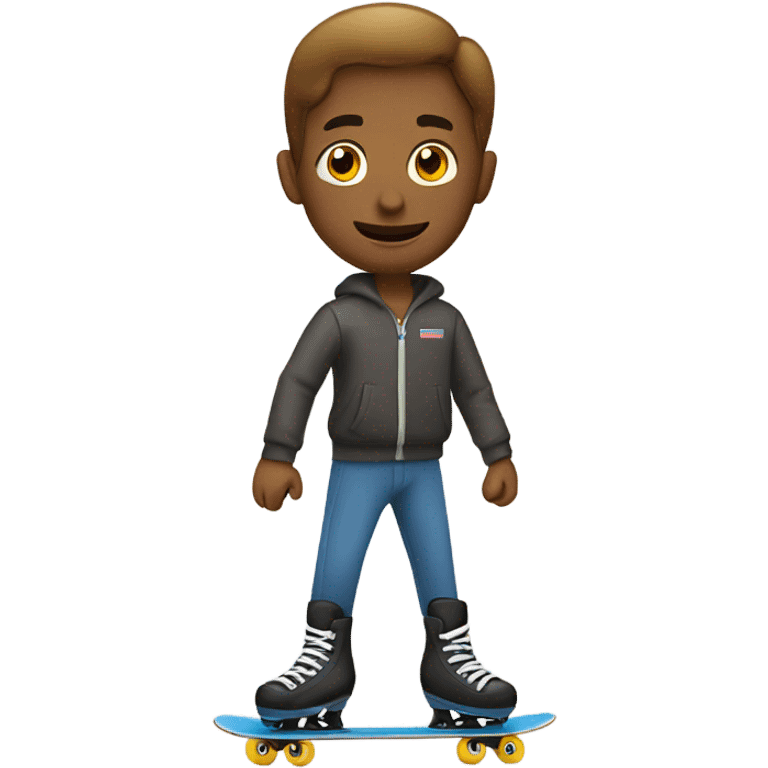 Man inline skating emoji