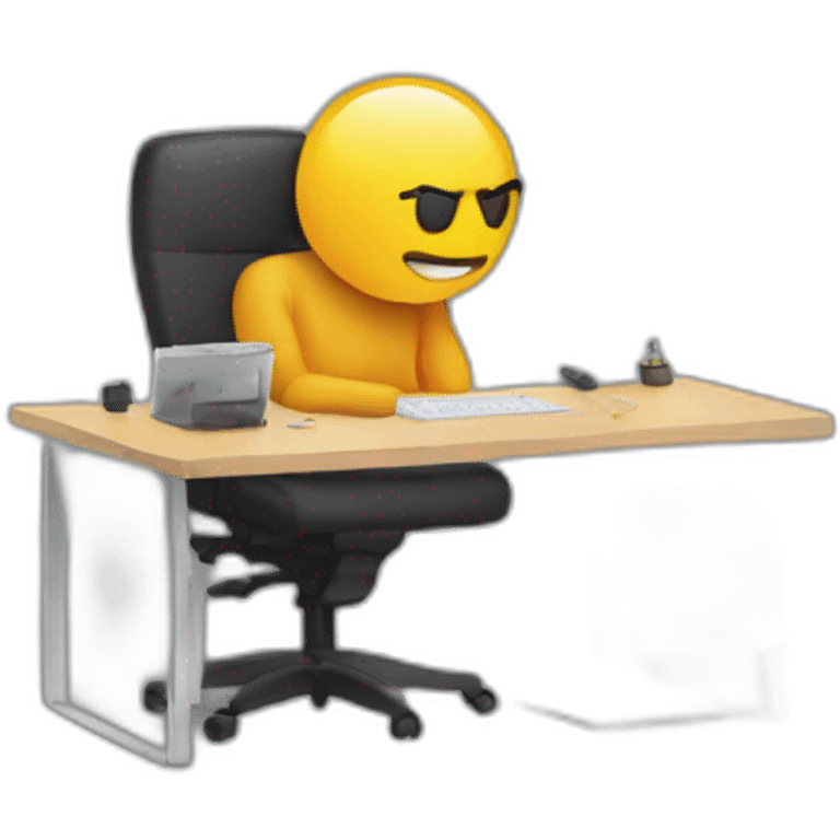 web cool developers desk emoji