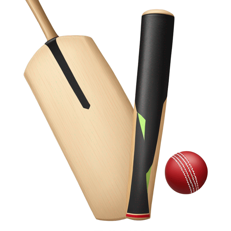 cricket bat and ball emoji